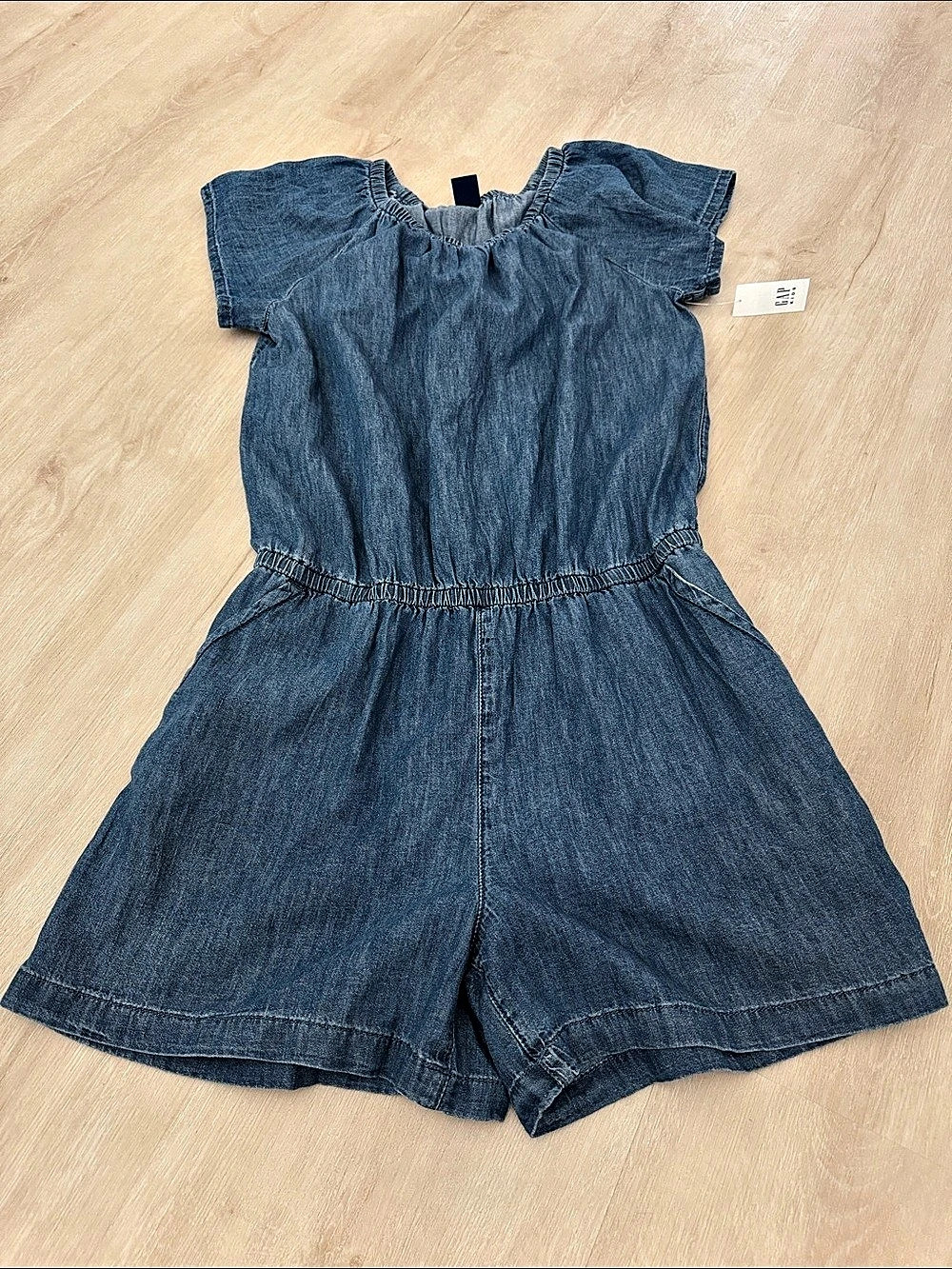 Gap Girls 100% Cotton Denim Romper